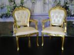 Location fauteuils baroque mariage - Miniature