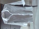 Chemise femme 38 m rayée blanc tbe - Miniature