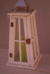 Lanterne bois blanche - Miniature