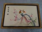 Tableau oiseaux broderie chinoise - Miniature