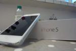 Iphone 5 blanc neuf, ss plastique, gar. et facture - Miniature