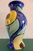 Vase fantaisie céramique multicolore neuf - Miniature