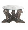 Table basse de salon en bronze  - Miniature