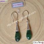 Idée cadeau boucles d'oreille en jade réf 27620909td - Miniature
