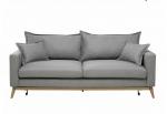 Magnifique canapé-lit scandinave 3 places gris claire... - Miniature