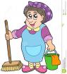 Femme de ménage - Miniature