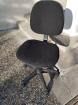 Chaise bureau noire moelleuse - Miniature