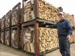Promotion de bois de chauffage 100% sec+livraison gratuite - Miniature
