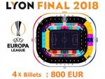 4 x billets uefa europa league final lyon 2018 - Miniature